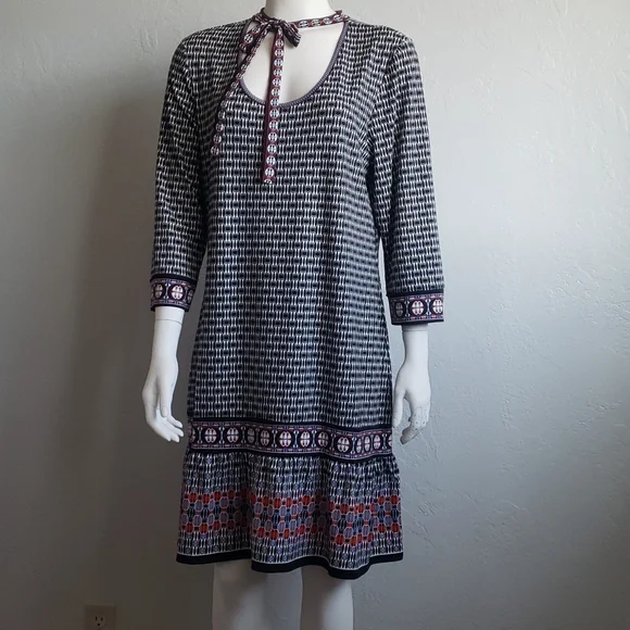 | Max Studio Midi Dress | Color: Black and White | Size: XL - Picture 2 of 5